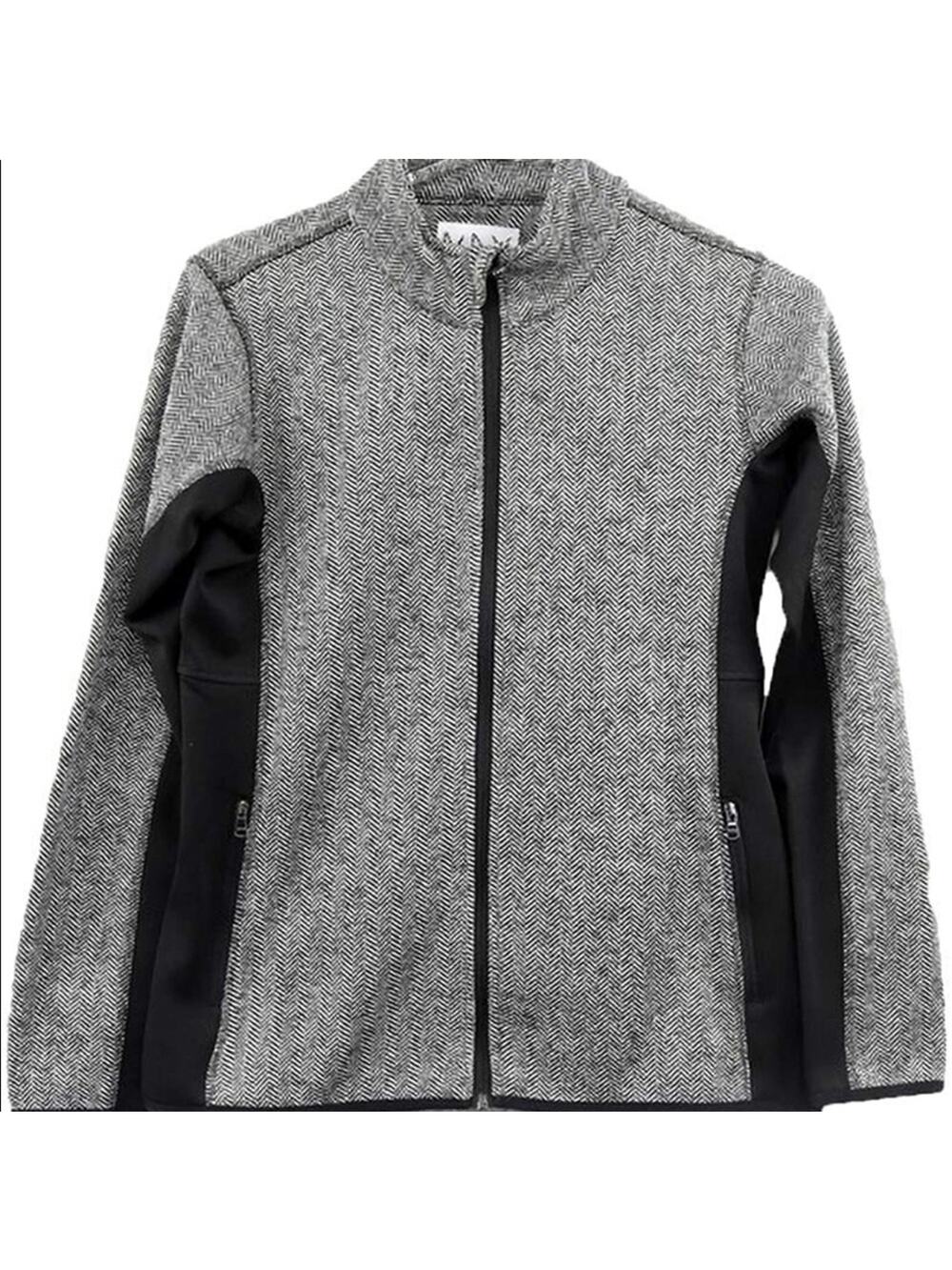 Marc New York Andrew Marc Herringbone fleece coat